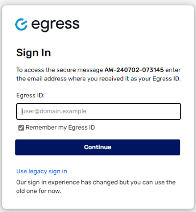 Egress step-by-step 3