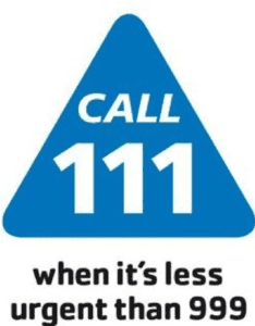 call 111 logo