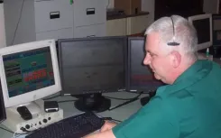 A control room paramedic from 2010 working in a control room