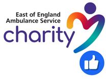 EEAST Charity logo with the Facebook thumbs up icon.