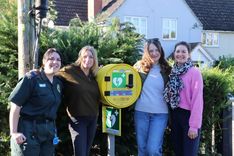 New defibrillator installed in Nayland as part of lifesaving community effort